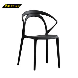 Wholesale Factory Furniture Resin Restaurant Cafe Shop <strong>Chair</strong> <strong>White</strong> Black Monoblock Modern Outdoor Dining Plastic <strong>Chair</strong> - Product Image 2