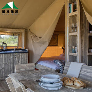 โรงแรมเต็นท์สุดหรูกลางแจ้ง สำหรับแคมป์ปิ้ง ปาร์ตี้ครอบครัว เต็นท์แบบพกพา บ้านไม้ในป่า ชุดอุปกรณ์พักผ่อนกลางแจ้งครบชุด - Product Image 3