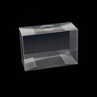 Boîte en plastique PVC transparente personnalisable de 2mm d'épaisseur Emballage de bonbons au chocolat écologique pliable biodégradable