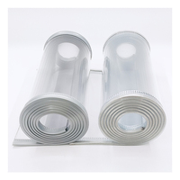 Porte pliante magnétique en PVC étanche, anti-poussière, de qualité alimentaire, résistante à la chaleur pour chambres froides, service de découpe et de traitement
