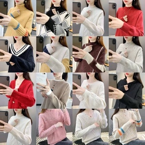 Fabricante Mayorista de Cárdigans Personalizados para Mujer, Suéter de Lana, Camisa de <span class=keywords><strong>Manga</strong></span> Murciélago para Otoño e Invierno, <span class=keywords><strong>Chaqueta</strong></span> de <span class=keywords><strong>Punto</strong></span> con Estampado Moderno - Product Image 4