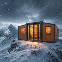 Villa mobile de luxe extensible à durabilité extrême, résistante aux intempéries, aux vents et aux tremblements de terre, idéale pour les projets mondiaux