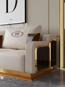 Furnistyle جودة عالية معاصرة 1 + 2 + 3 فاخرة حديثة من جميع قطاعات الفيلا والمنزل والفندق والمعيشة - Product Image 5