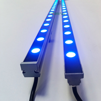 Lumière LED linéaire murale sous-marine à haute luminosité en aluminium DMX512 Pixel Light, barre lumineuse 7ic 24ic, corps fin, RGBW YY-XQ2528