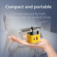 25W PD 3.0 Universelles Typ-C Dual-Port Netzteil mit 5V/3A 9V/2,7A Ausgängen, Mobiles Zubehör Großhandel für EU/US/UK Stecker