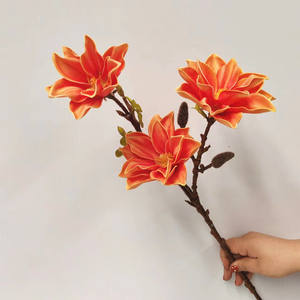 Orquídeas <span class=keywords><strong>Dendrobium</strong></span> artificiales de seda para decoraciones de bodas y decoraciones para el hogar Flor preservada - Product Image 4