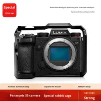 Cage complète en alliage d'aluminium à dégagement rapide et légère pour appareil photo Lumix S5, protection anti-chute pour la photographie