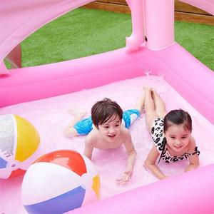 Castillo Inflable con Piscina de Agua, Venta al Por Mayor de Fábrica, Piscina de Juegos con Aspersor para Niños con Impresión Personalizada OEM - Product Image 3