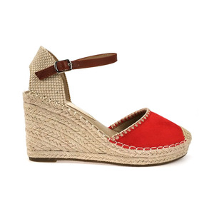 Nouvelle mode femmes chaussures Compensées en été de 8.8cm haut <span class=keywords><strong>talon</strong></span> plate-forme creuse Baotou à un bouton Fée sauvage évidé sandales - Product Image 5