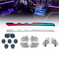 Kit d'éclairage d'ambiance pour voiture 18 en 1, 64 couleurs, pour Mercedes-Benz Classe C W206 2022-2025