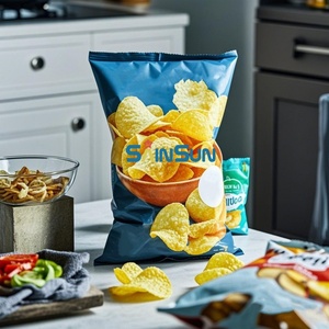 Custom Plastic <b>Bag</b> Food Grade Chips Back Seal <b>Bag</b> Food Packaging Pouch for Potato Crisps - Product Image 3