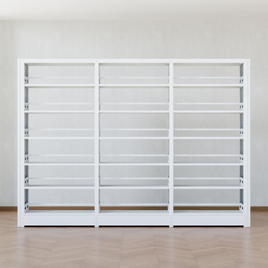 Металлические книжные полки для библиотек, детские стеллажи для книг, стеллажи для школьных библиотек и книжных магазинов, железные книжные шкафы - Product Image 3