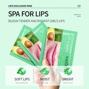 SADOER 2025 New Fruit Extract Moist urizing Sheet Lippen pflege maske OEM ODM Nou rishing Dry Lip Schlaf maske - Product Image 3