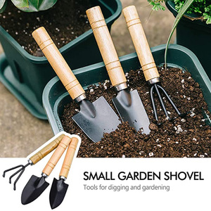 Famille de plantation de fleurs en pot ensemble d'outils de jardinage 3 pièces pelle râteau jeu d'outils de plantation de pelles - Product Image 3