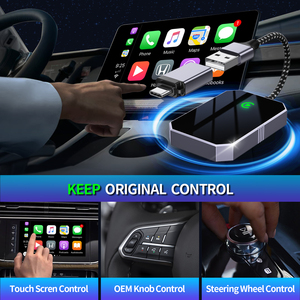 Adattatore Wireless CarPlay Fuallwin, Dongle USB Plug & Play per Auto, Compatibile con iPhone, Bestseller Online - Product Image 5