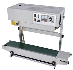 FR-900 Vertical sealing machine/welding machine plastic bags, vertical sealer for Bread bag closure