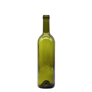 블랙 레드 와인 Suppliers-인기있는 낮은 Moq 빈 레드 750ml 블랙 유리 병 와인 도매