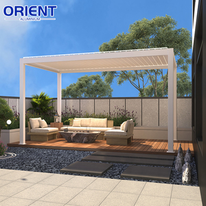 Pérgola de Aluminio con Recubrimiento en Polvo, de Alta Resistencia, para Jardín, con Estética Duradera Pérgola de Aluminio para Exteriores Moto - Product Image 6
