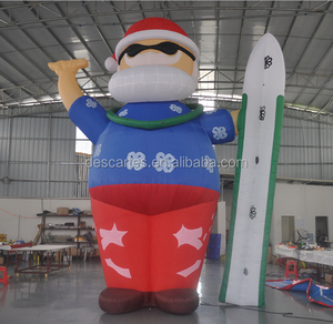 15ft alto personalizado inflable gigante Kriss <span class=keywords><strong>Kringle</strong></span> modelos para la publicidad - Product Image 1