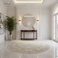 Meubles EKAR |   Console Demilune en Marqueterie Heritage Regency pour Entrées de Luxe
