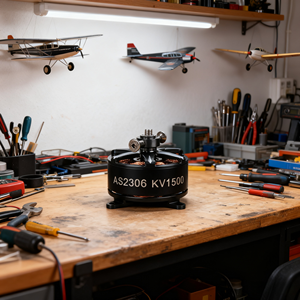 Moteur CC sans balais en métal précis professionnel <span class=keywords><strong>T</strong></span>-Motor AS2306 2-3S Arbre court F3P <span class=keywords><strong>Avion</strong></span> RC d'intérieur IP55 Max 18852 tr/min - Product Image 3