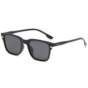 Lunettes de soleil polarisées carrées pour hommes avec logo personnalisé, lunettes de vision nocturne, lunettes de conduite UV400 - Product Image 4