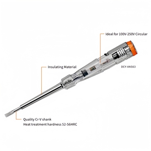 Stylo testeur de tension numérique Crayon de test à induction sans contact avec indicateur de <span class=keywords><strong>tournevis</strong></span> Outil détecteur de puissance d'<span class=keywords><strong>électricien</strong></span> - Product Image 5