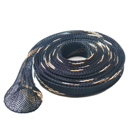 Funda Protectora de Cables Trenzada Brillante, Organizador de Cables Resistente al Desgaste