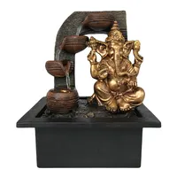 Hindu God Ganesha Water Fountain for Indoor Tabletop