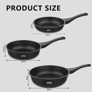 Winning Star Nonstick Frying <b>Pan</b> 20cm Round For Stir Fry And Hot Pot - Product Image 2