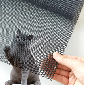 Moderne Anti-Moustique PVC Enduit Fly Mesh Rideau Pet-Friendly Porte et Fenêtre Écran Protège Chats Chiens-Vente D'usine - Product Image 1