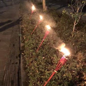 Classic Carved Bamboo <strong>Tiki</strong> <strong>Torch</strong> with Eco-Friendly Warmth-Emitting Lighting New Design Landscape Flaming <strong>Torch</strong> - Product Image 2