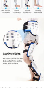 Orthèse de fixation respirante pour les articulations de la hanche, du sacrum, de la taille, du genou, de la cheville, du pied, soutien pour les fractures fixées, membre inférieur, cuisse, jambe - Product Image 3