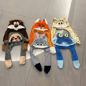Chapeau de lapin gonflable unisexe en peluche courte, lumineux et à oreilles mobiles, pour enfants de 7 à 14 ans, cadeau de fête, vente en gros - Product Image 6