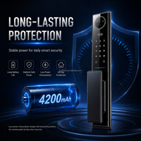 Cerradura Inteligente 3D con Reconocimiento Facial, WiFi Tuya, Cerradura Automática para Puerta, Desbloqueo por Contraseña, Mirilla HD, Cerradura de Seguridad para el Hogar, para Puertas de Madera y Aluminio