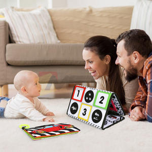 ของเล่นสำหรับเด็ก,ของเล่นเด็กมีกระจกส่องหน้าท้องทำจากกระจกสีขาวดำความเปรียบต่างสูงสองเท่าสำหรับทารก - Product Image 3