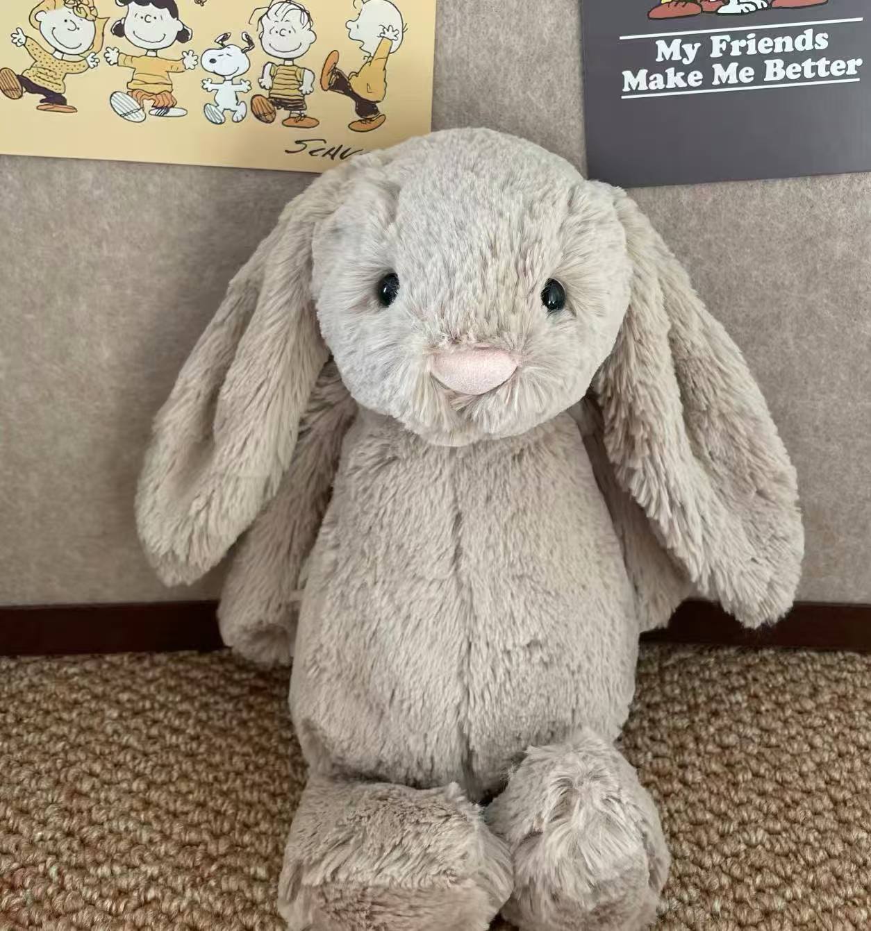 Brown bonnie rabbit-solid color