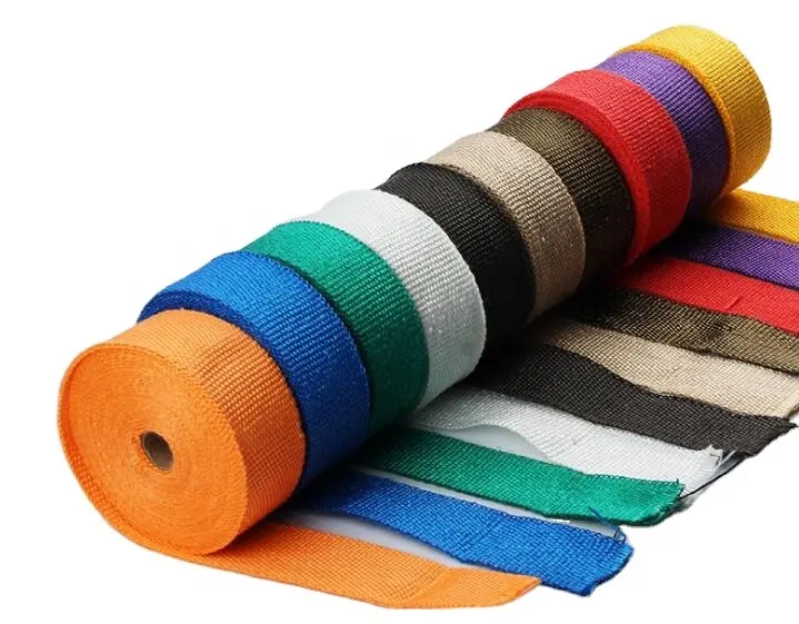 5M/10M/15M Beschermende Tan Tape Brandwerend Schild Uitlaat Header Wrap Isolerende Doek Roll Kit Voor Motorfiets