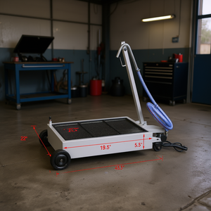 Pompe de vidange d'huile à profil bas de 15 gallons, dispositif de drainage électrique pour équipement de champ pétrolier - Product Image 2