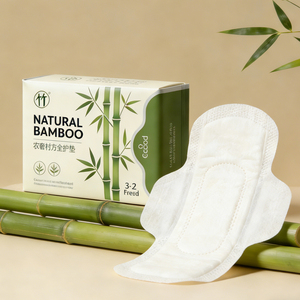 Serviettes hygiéniques biodégradables en fibre de bambou Soft Care de 290 mm, respirantes, avec protection anti-fuite, <span class=keywords><strong>pour</strong></span> femmes, serviettes menstruelles <span class=keywords><strong>pour</strong></span> hommes - Product Image 4