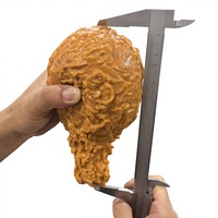 Jouet Squishy Poulet Frit, Nouveauté 2026, Meilleure Vente, Très Grand, Réaliste, en TPR, à Remontée Lente, Anti-Stress Sensoriel