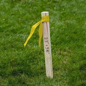 UV Resistant Fluoroscent Yellow Flagging 300'x 1-3/16"x 2Mil (12 Rolls) Flag Tape for Surveying - Product Image 3