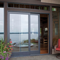 Portes coulissantes pliantes sans cadre Clearview 2023 en alliage d'aluminium pour l'intérieur, la chambre à coucher et l'extérieur