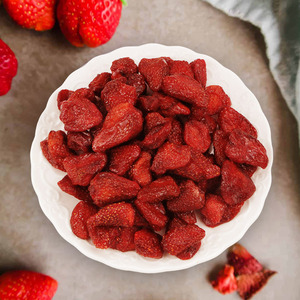 Usine la plus vendue Fraise séchée saine Tranche de <span class=keywords><strong>fruits</strong></span> secs pour le thé - Product Image 5