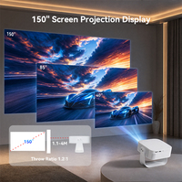 Proyector Q1 de Alta Luminosidad con Resolución Nativa de 1080P, 300ANSI Lúmenes, Lámpara de Larga Duración, Contraste de 1500:1, Gran Venta