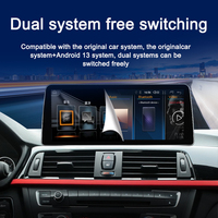 Qualcomm Android Wireless Carplay Auto pour BMW Série 3/4 F30 F31 F32 F33 F34 F36 Lecteur vidéo de voiture GPS Navigation Multimédia