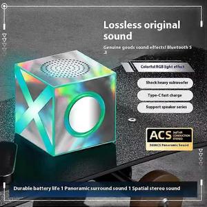 Nuevos productos, luz de noche Led láser colorida, lámpara de mesita de noche, caja de sonido inalámbrica, altavoz Bluetooh, regalos para niños - Product Image 3