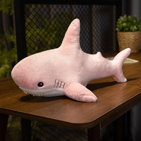 Peluche Géante Requin 45cm, Coussin, Coton PP, Coloré, Unisexe, Guangdong, Cadeau de Noël pour Couple, Vente Chaude, En Gros