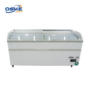 Thương mại công suất lớn Tủ đông siêu thị đảo tủ trưng bày tủ lạnh tủ lạnh đông lạnh kem đông lạnh - Product Image 1