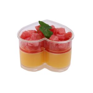 ถ้วยขนมหวานรูปหัวใจขนาด150มล. พร้อมฝาและช้อนถ้วยยิงขนมหวานขนาดเล็กถ้วยพลาสติกน่ารักพาร์เฟ่ต์เสิร์ฟพุดดิ้งชีสเค้ก - Product Image 4